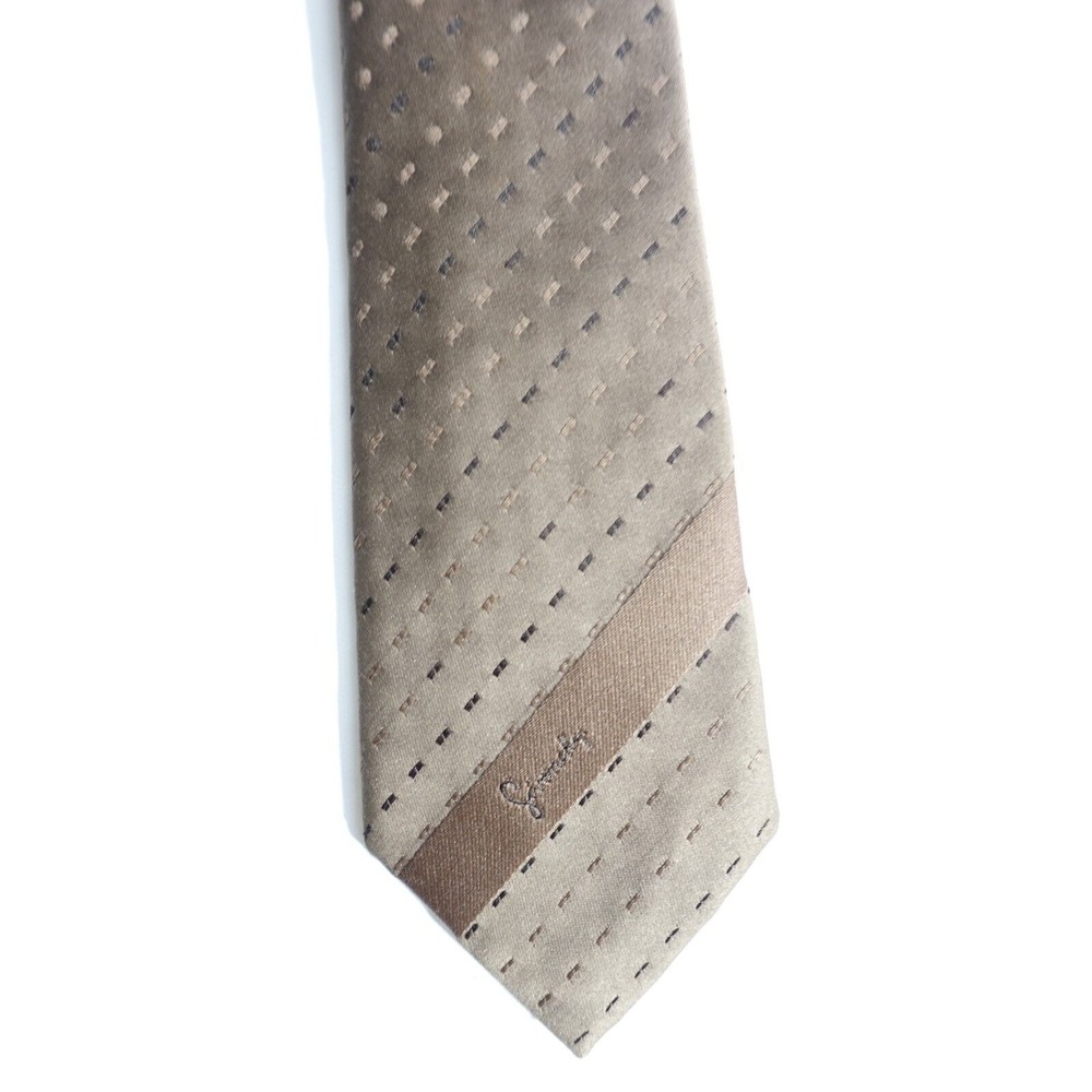 Givenchy Gentlemen Paris Necktie Mens Classic Vintage Dotted Geometric Poly Tie‎